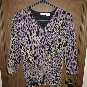 Woman's Medium sheer blouse